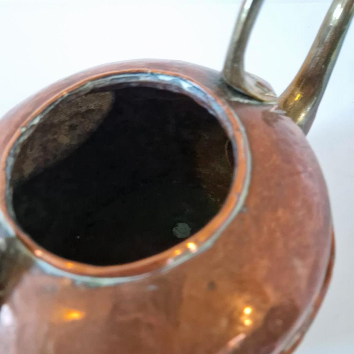 Antieke Koperen Ketel Kan Gieter image 12