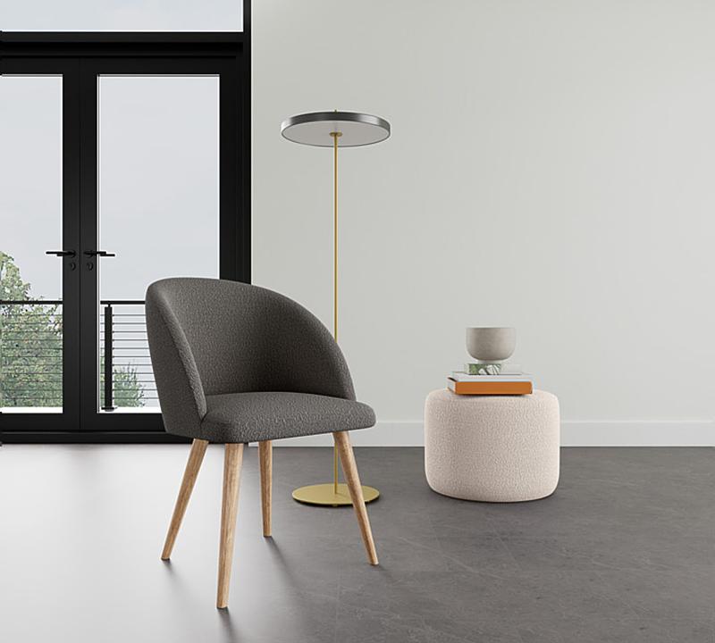 Sofacompany Holly Eetkamerstoel Maya Warm Grijs image 3