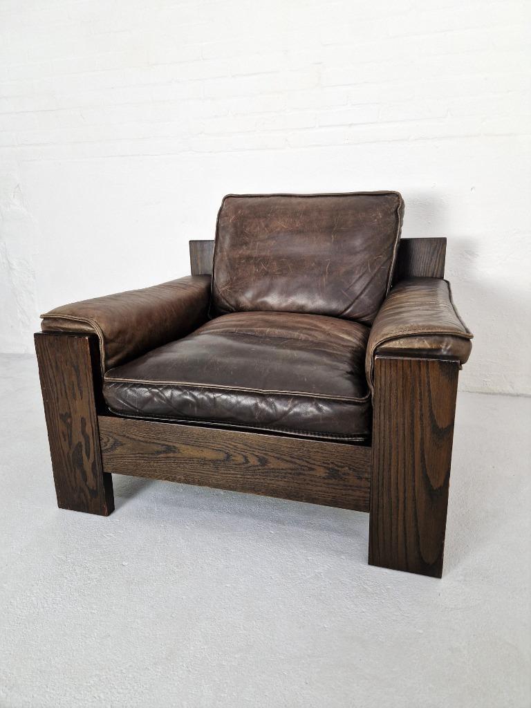 Brutalist Lounger Harry De Groot Voor Leolux image 7