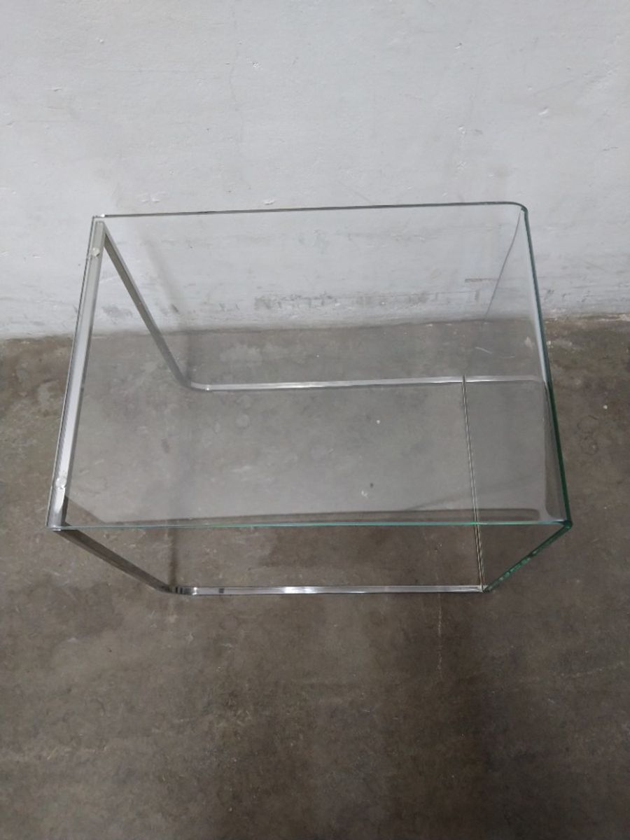 Vintage Glazen Bijzettafel image 7