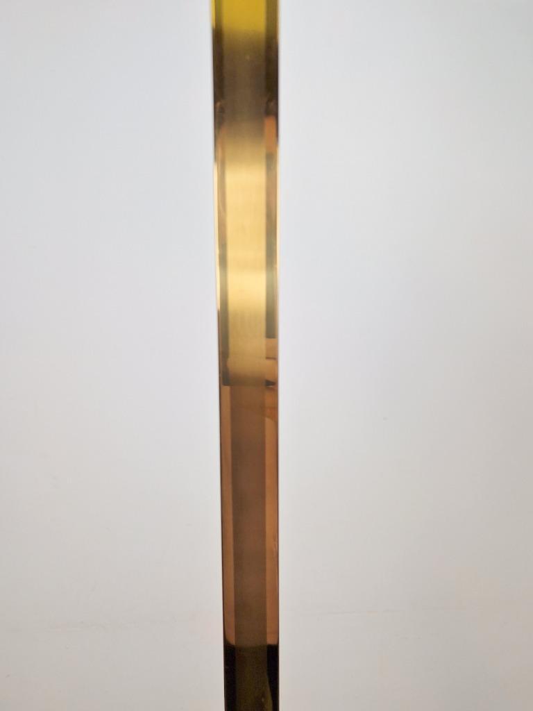 Vintage Deknudt Vloerlamp Messing Regency Uplight Belgie ´70 image 7