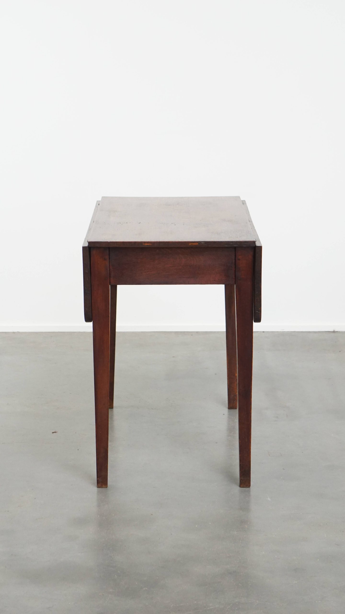 Leuke En Praktische Engelse Antieke Pembroke/ Side Table/ Eettafeltje Van Eikenhout image 6