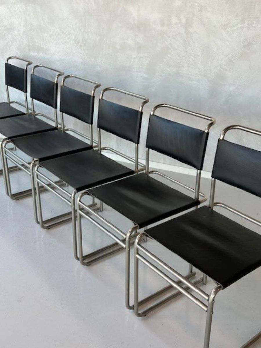 Tecta B40 Eetkamerstoelen 6x Marcel Breuer Design Bauhaus image 4