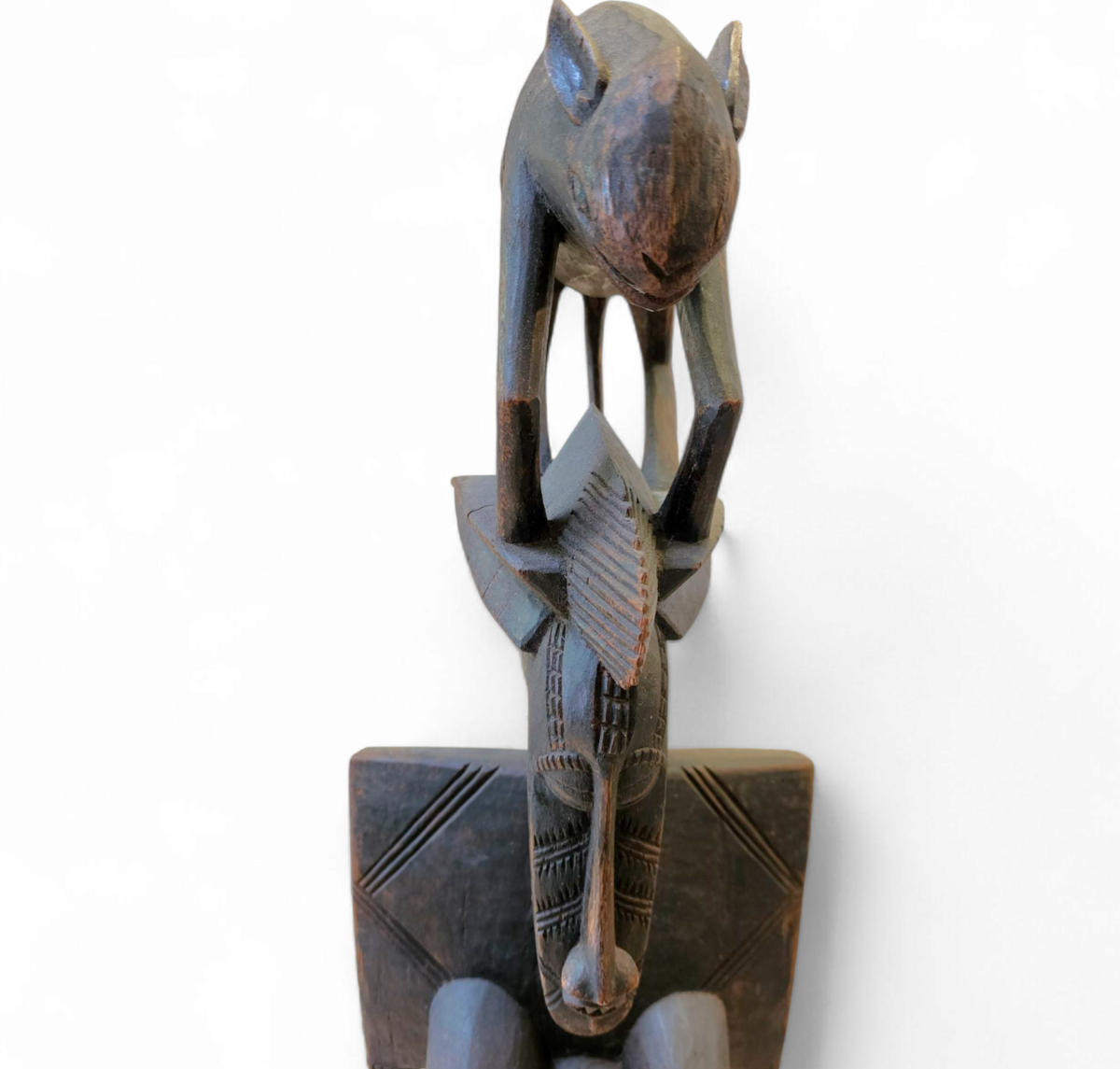 Wooden / Dogon / African Figure Sculpture / 1960s image 9