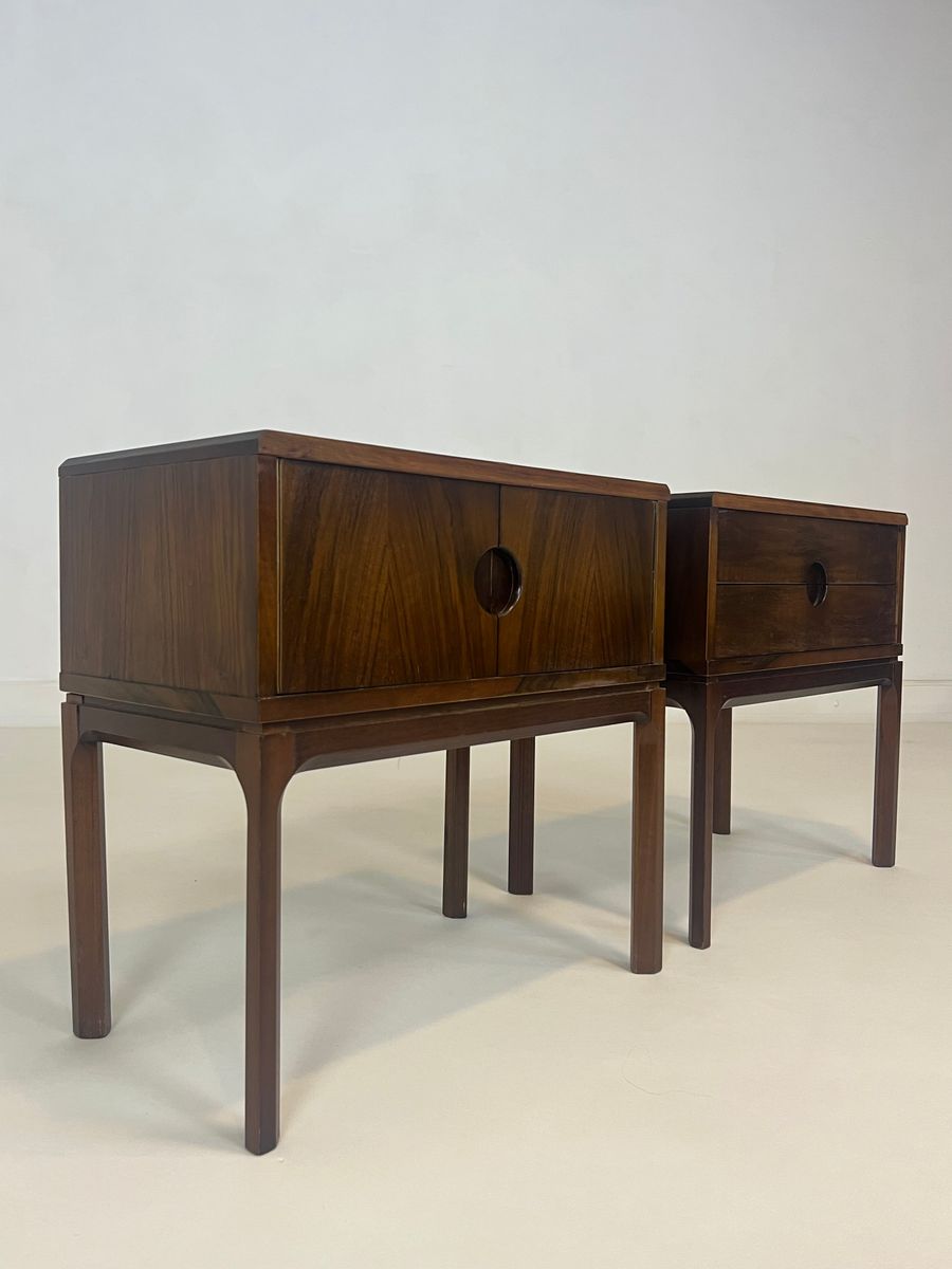 Set Of 2 Vintage Side Tables By Kai Kristiansen - Model 384 image 2