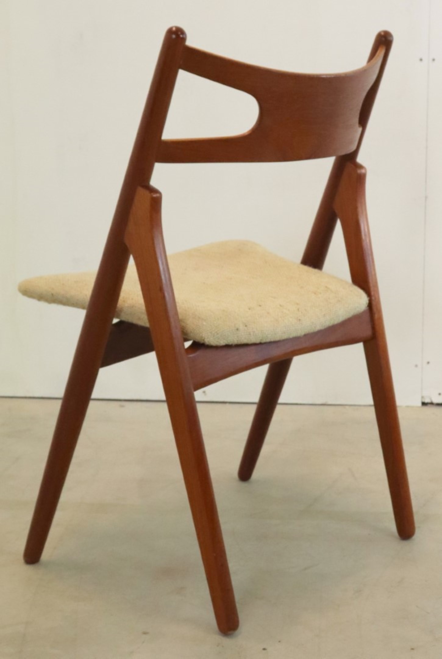Set 6 Hans Wegner Carl Hansen Ch29 Stoelen Vintage Deens Sawbuck image 13