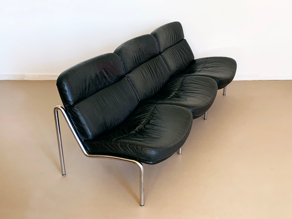 Vintage Scandinavisch Jørgen Kastholm Tubular Design Bankstel image 8