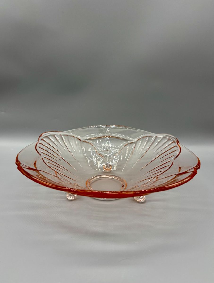 Fruitschaal Rosaline Persglas 50's image 6