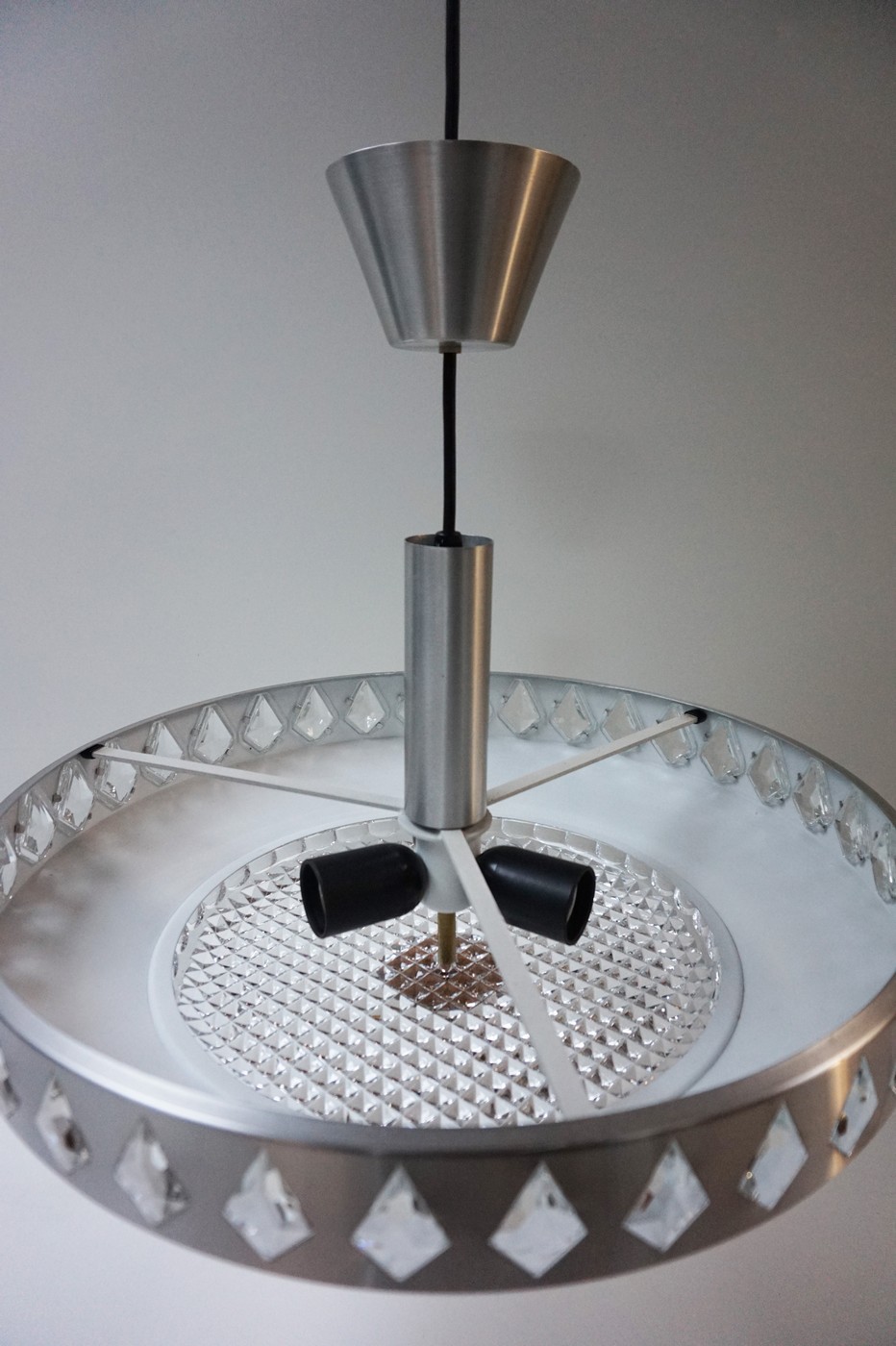 Midcentury Scandinavisch Design Hanglamp Van Vitrika/orrefors, Jaren 60/70 image 15