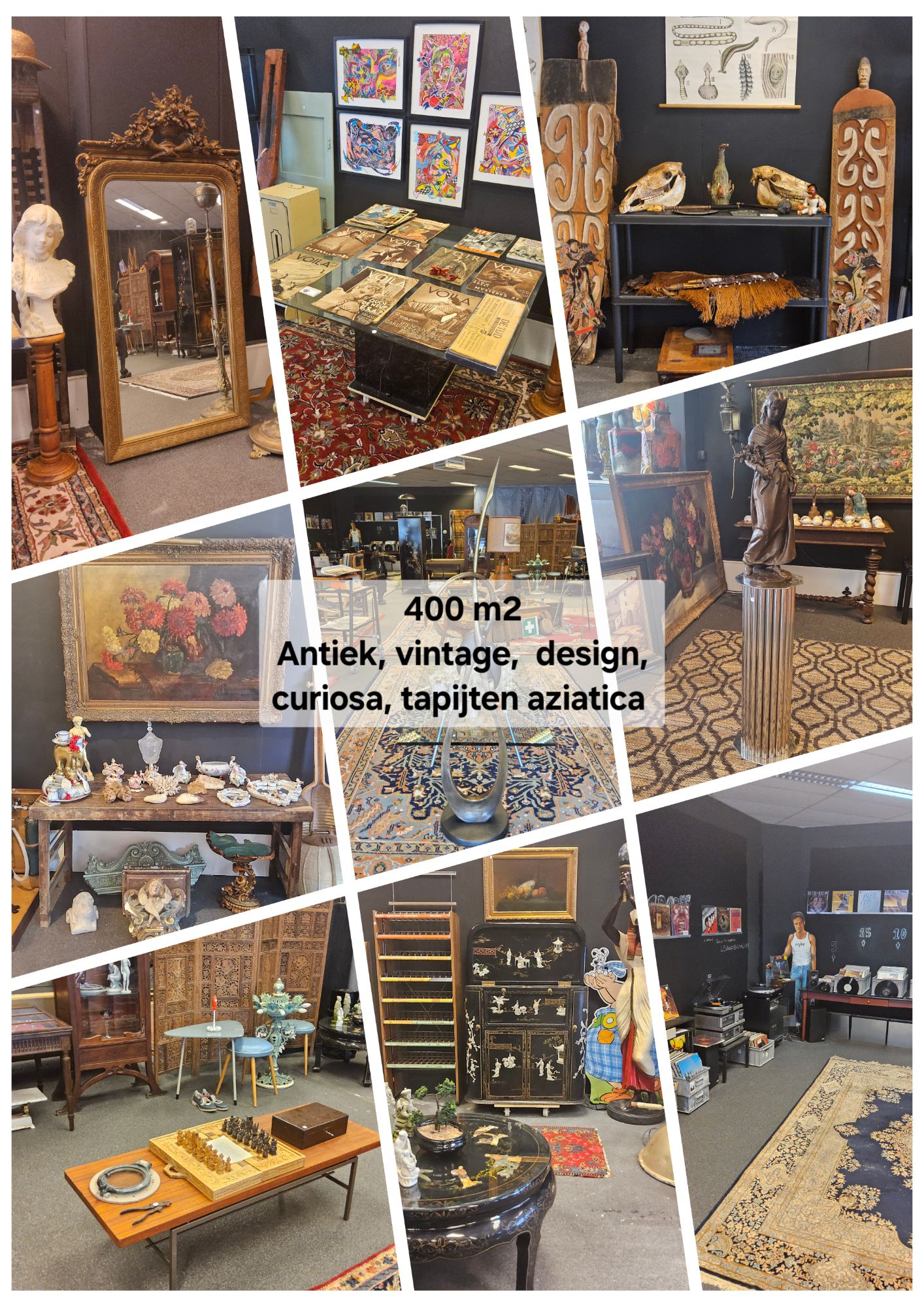 Vintage Chinese Vitrinekast / Aziatische Kast / Chinoiserie / Oosterse Kast / Display Cabinet / Bohemian Kast image 21