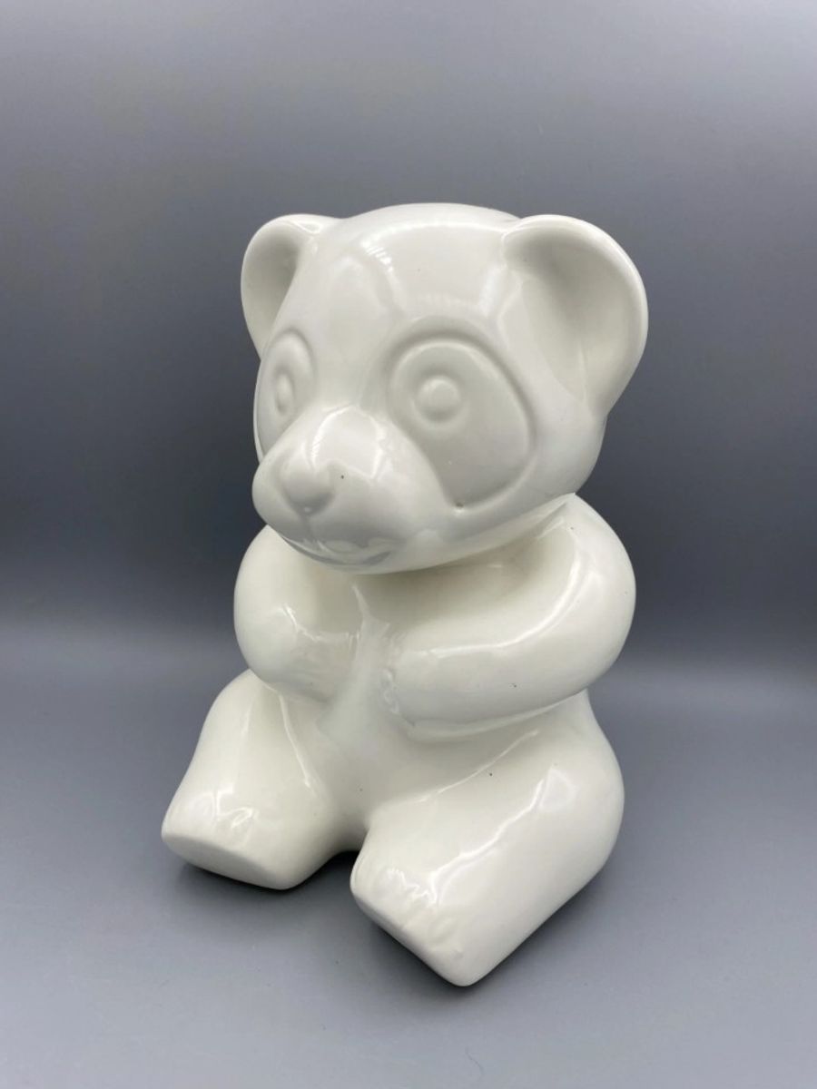 Vintage Beer Panda Keramiek Wit Groot image 4