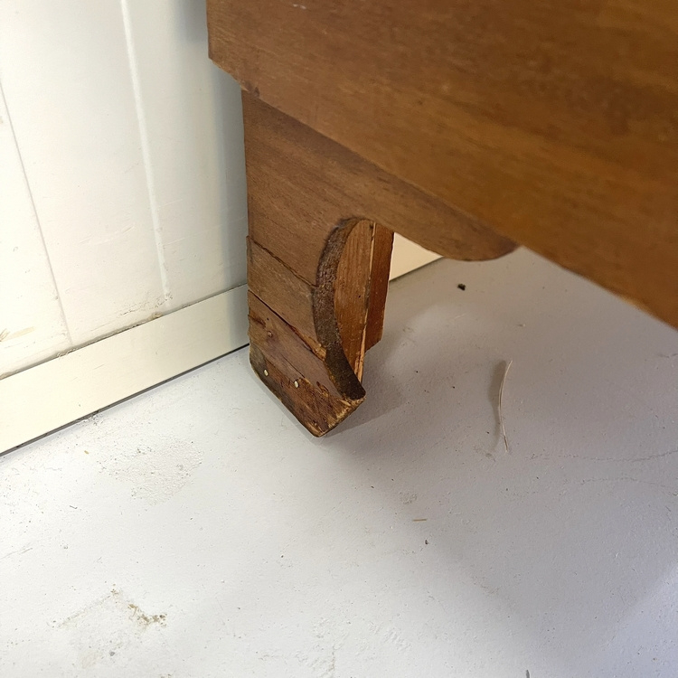 Antieke Biedermeier Secretaire Ladekast Klepkast image 9