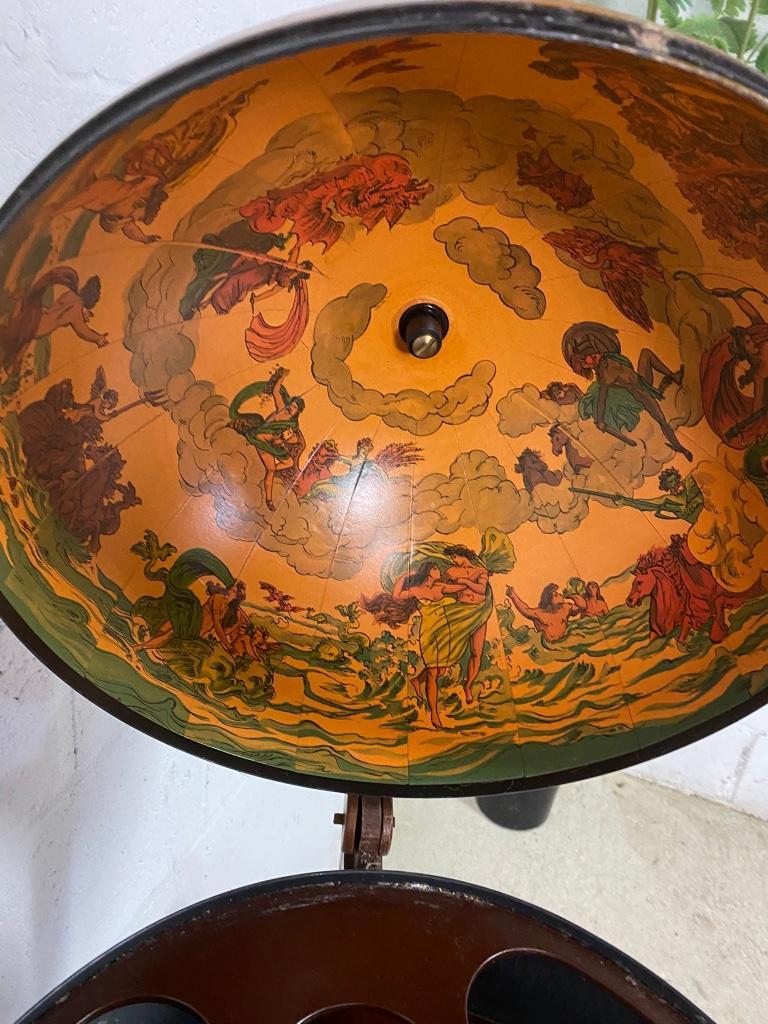 PADMA HOUSE Ronde Tafel Met Opbergruimte - Boerderijeinde, Twee Verdiepingen, Massief Hout Voor Woonkamer, Kantoor en Ingang