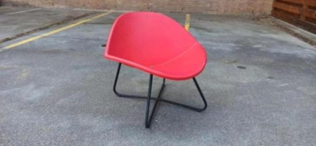 Vintage Ikea Lips Stoel, Fauteuil, Niels Gammelgaard image 2