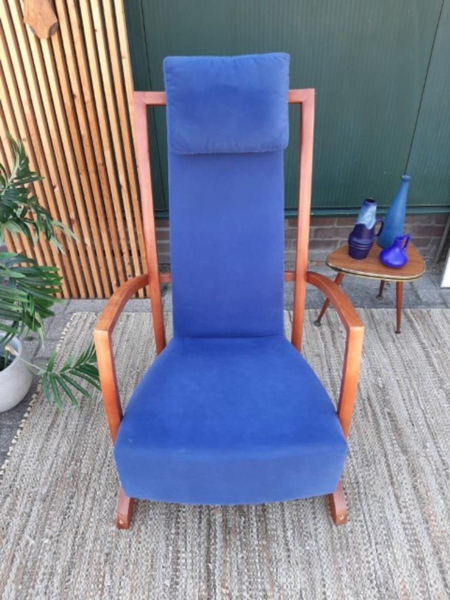 Design Schommelstoel | Jaren 80 90 | Art Deco Stijl Fauteuil image 7