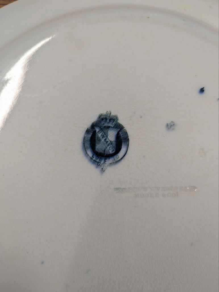 Bwm & Co Antique English Dinner Plate image 4