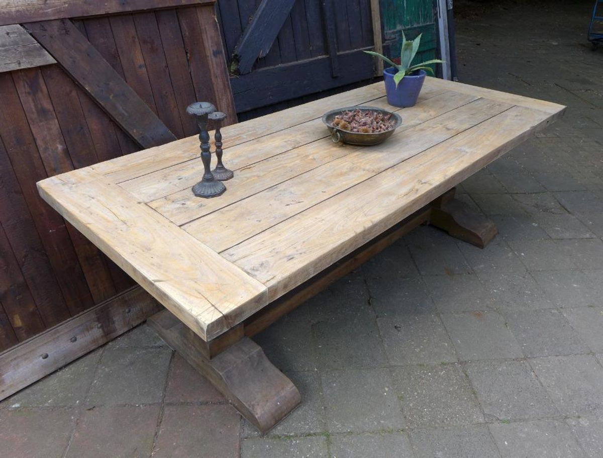 Prachtige Grenen Tafel 200 Bij 100 Cm image 7