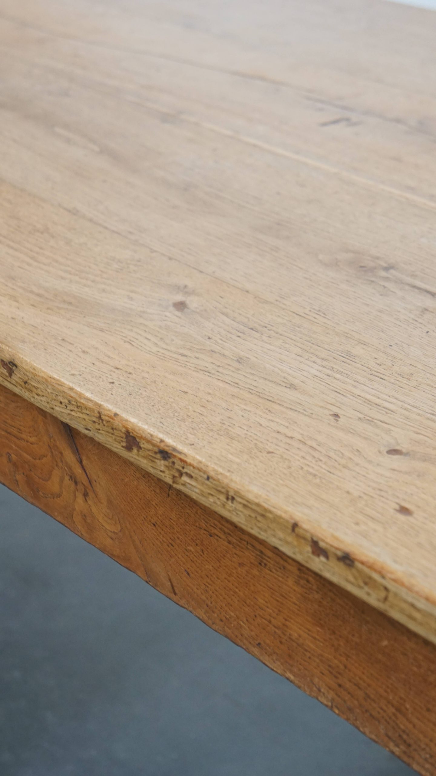 Zeer Grote En Karaktervolle Antieke Eikenhouten Xxl Eettafel Voor 8 Tot 10 Personen image 20