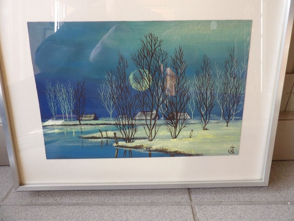 Luc De Ro Blauw Landschap image 7