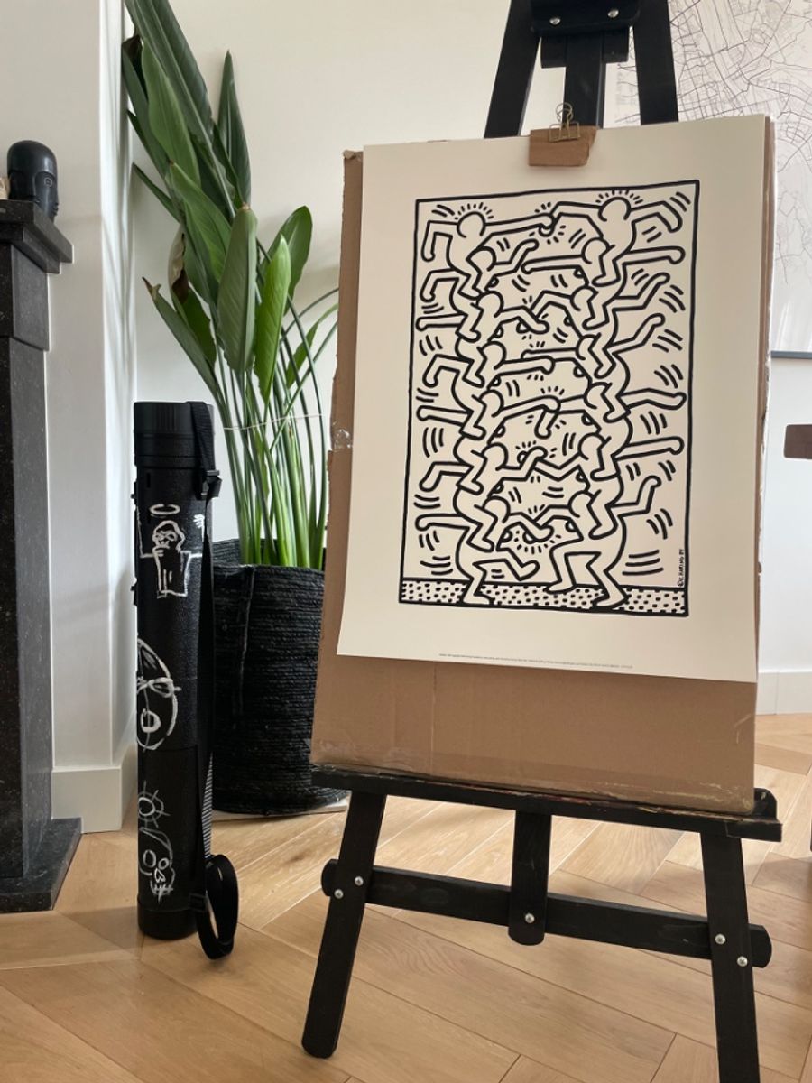 Keith Haring (1958-1990). Untitled,1984, Copyright Keith Haring Foundation, Printed In The Uk image 7
