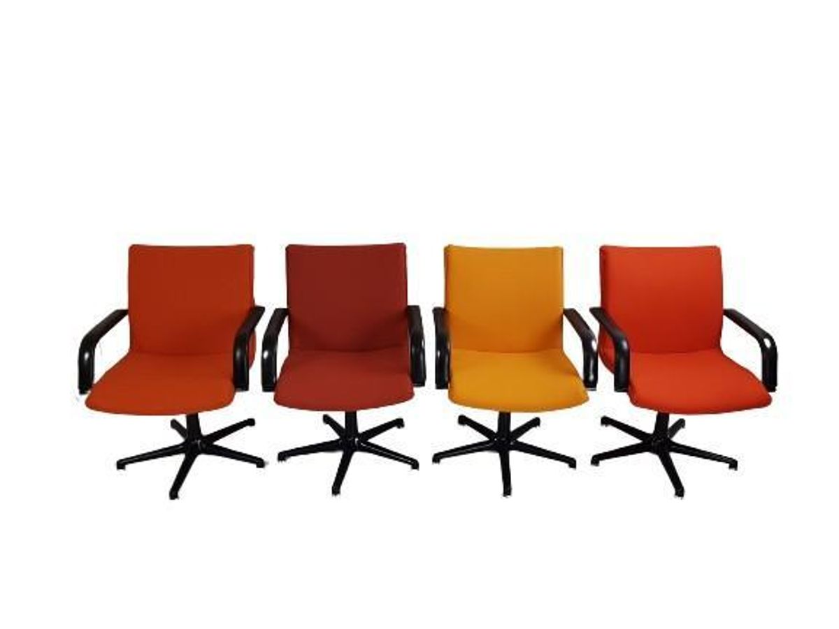 Artifort Bureaustoelen Oranje Setprijs Ploegstof image 17