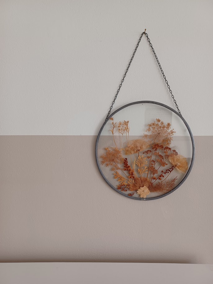 Vintage '70, Botanische Glaskunst. Gedroogde Bloemen En Planten. image 2