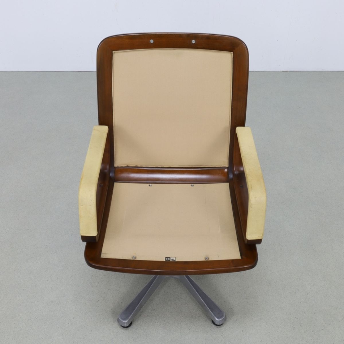 Vintage Bureaustoel Vergaderstoel Leder Eugen Schmidt, 1960 image 9