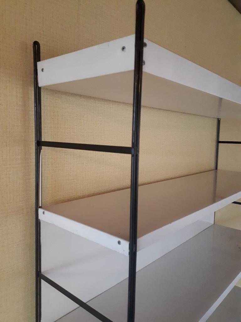 Vintage Metalen Wandkast Tomado Stijl Vintage Boekenkast image 6