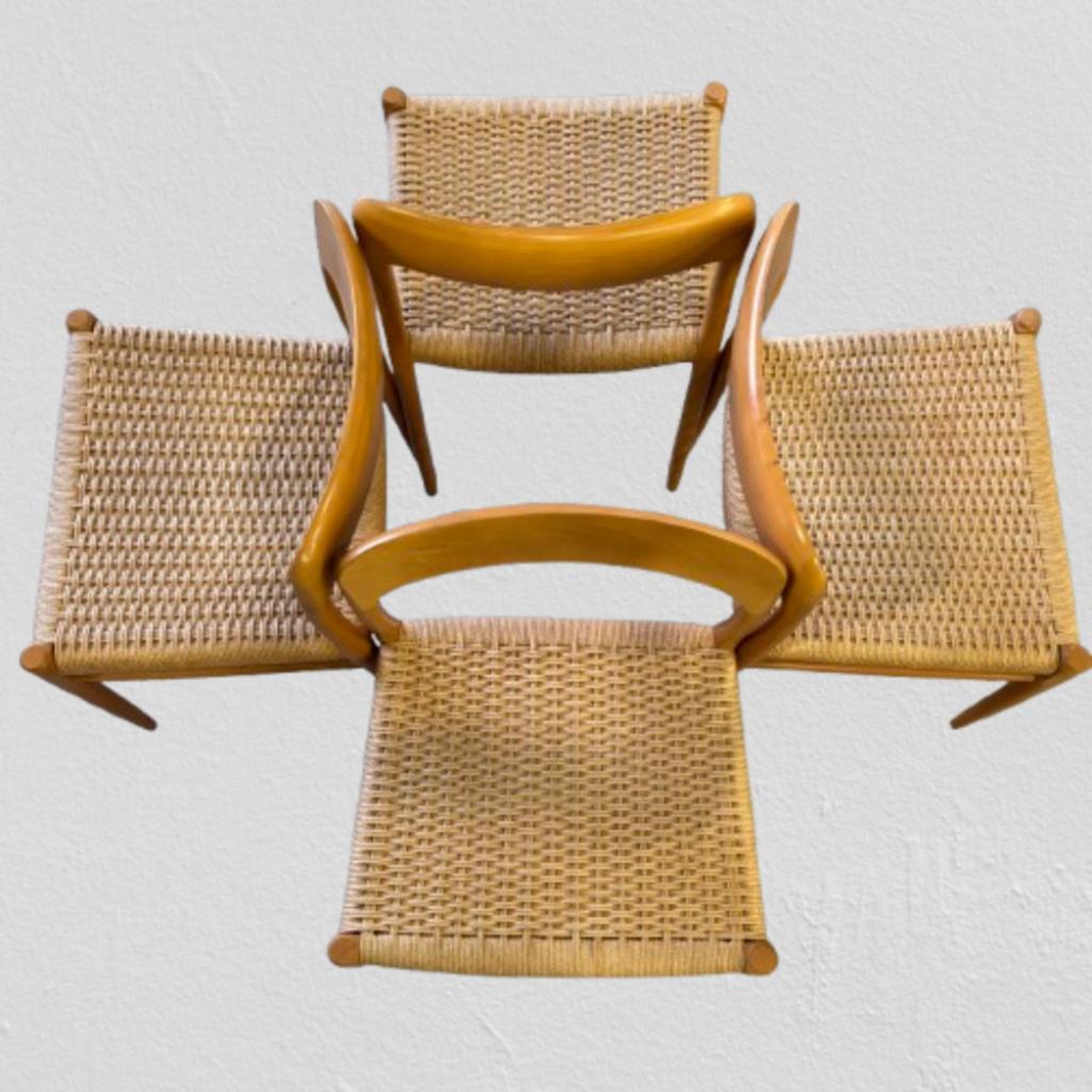 Set Van 8 Stoelen Niels Moller Voor Mollers Mobelfabrik image 15