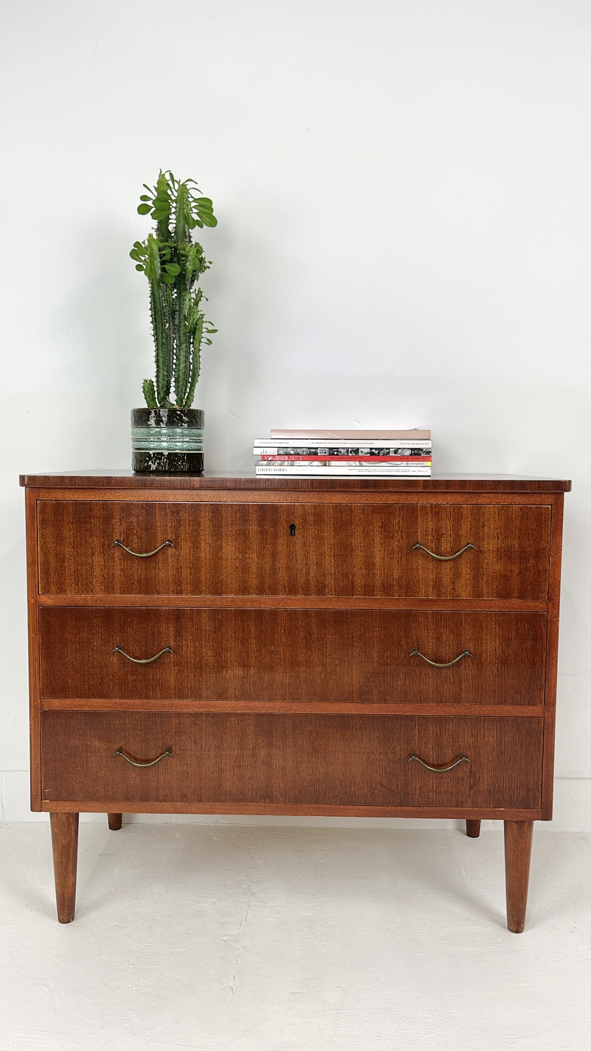 Scandinavisch Vintage Teak Fineren Ladekast Killafors image 11