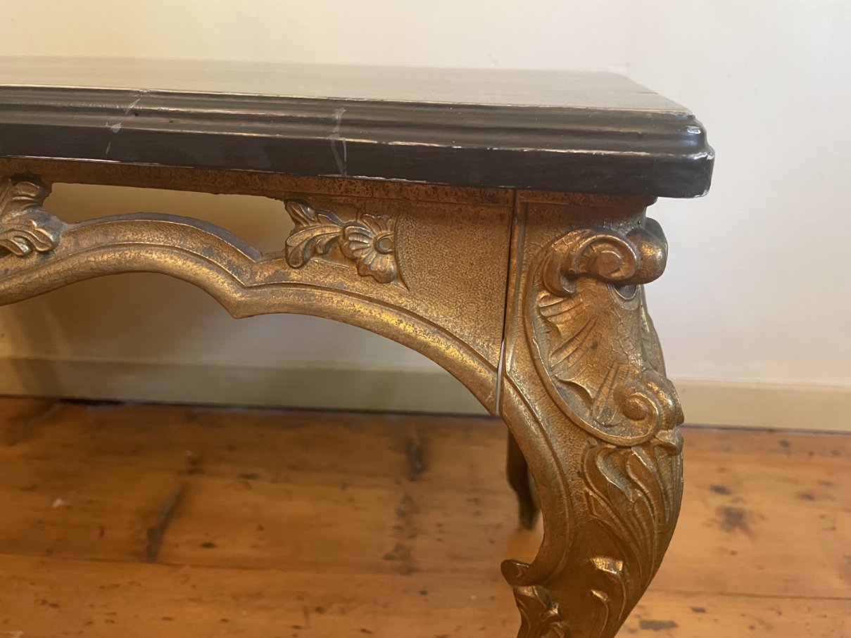 Messing Tafeltje Bijzettafel Salontafel Jaren 60 Louis Seize Stijl Frans image 3
