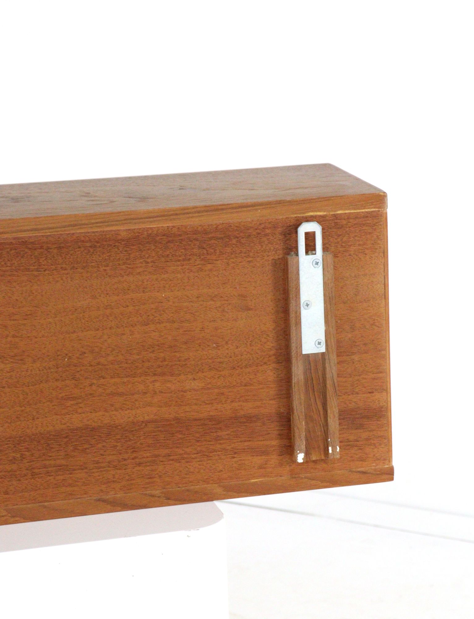 Deens Massief Teak Wandplank Vintage image 4