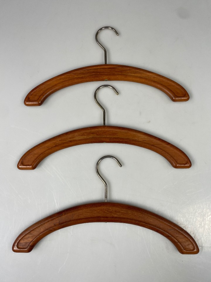 Vintage Teakhouten Wandkapstok Met Hangers, Aksel Kjersgaard Voor Odder Mobler, Denemarken 1960's image 6