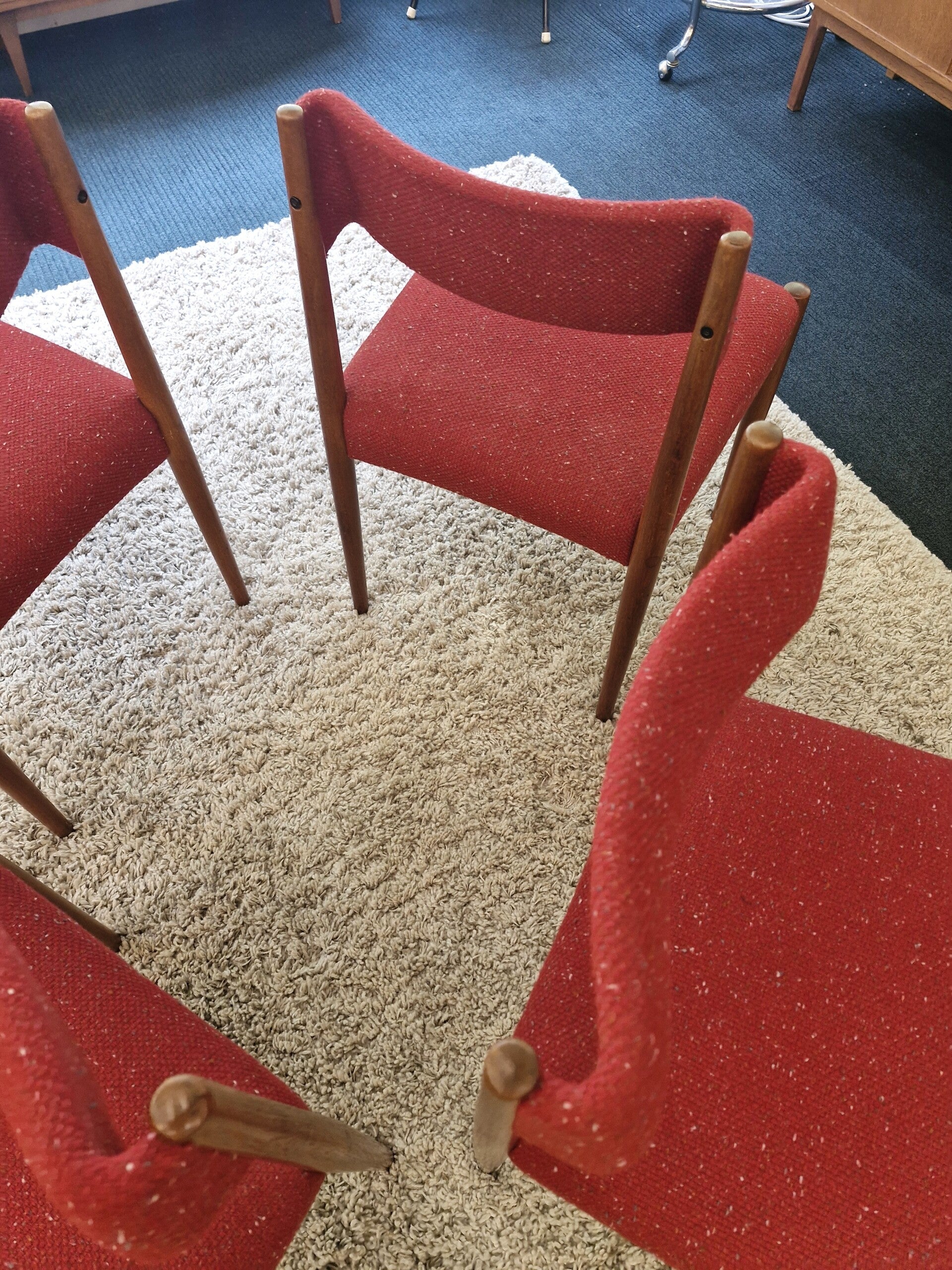 Set Van Vier Bovenkamp Bender Madsen Eetkamerstoelen image 5