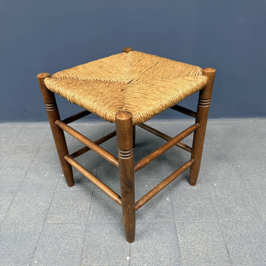 Set Hollandse Beukenhouten Krukken Met Biezen Zitting image 16