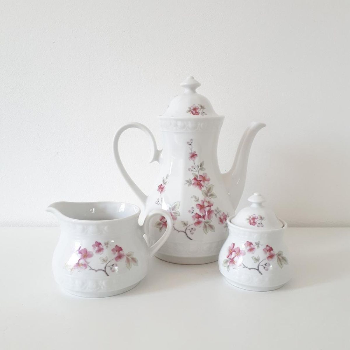 Bavaria Vintage Thee Servies Theepot Suikerpot Kannetje image 2