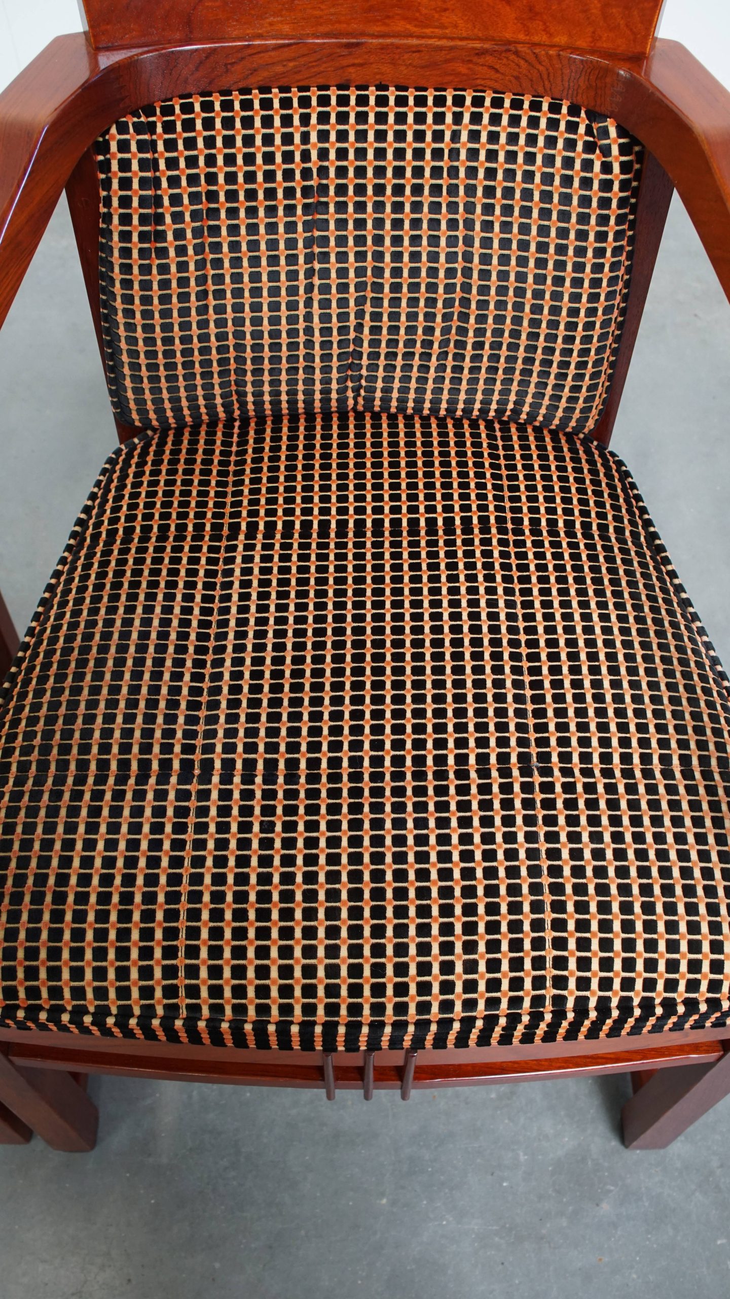 Set Van 2 Prachtige Art Deco Eetkamer/ Bijzetstoelen Van Schuitema Uit De Decoforma Serie image 6