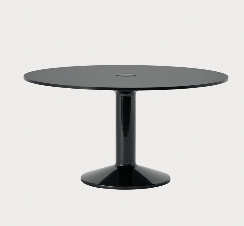 Muuto / Midst Table W. Power Cut Out / Black With Power Unit image 2