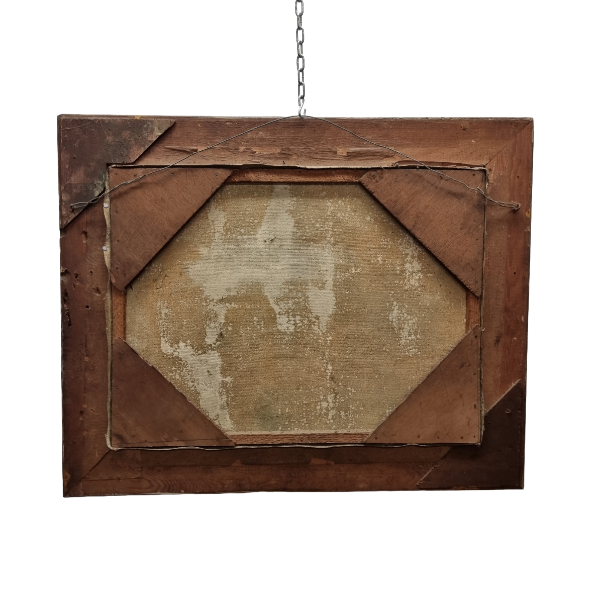 Vintage Olieverf Schilderij Met Violen image 6