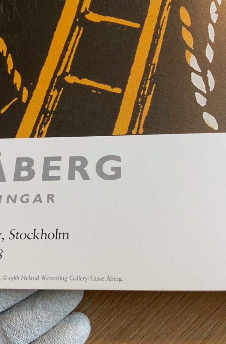 Lasse Åberg – "seriekopplingar", 1988. image 8