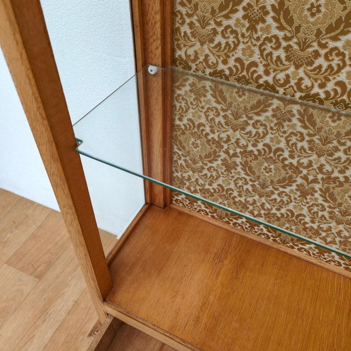 Antieke Vintage Houten Vitrinekast Wandkast Servieskast Kast image 5