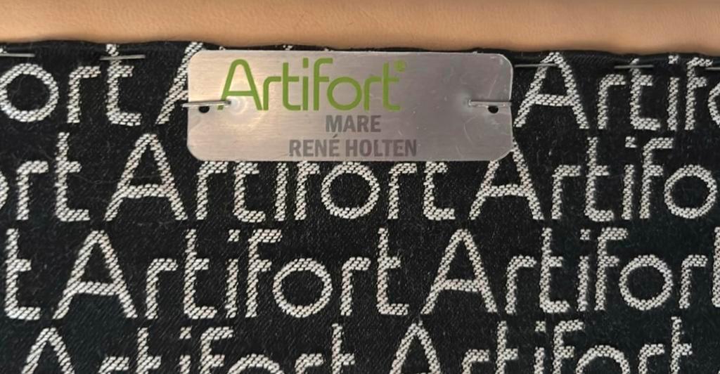 Artifort Fauteuils (2x), Model Mare. Rood Leder. Design. image 7
