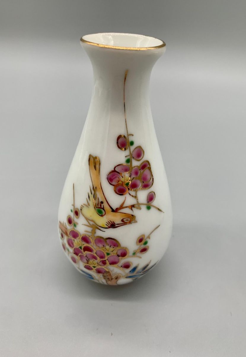 Set Vaasjes China Birds And Flowers image 11