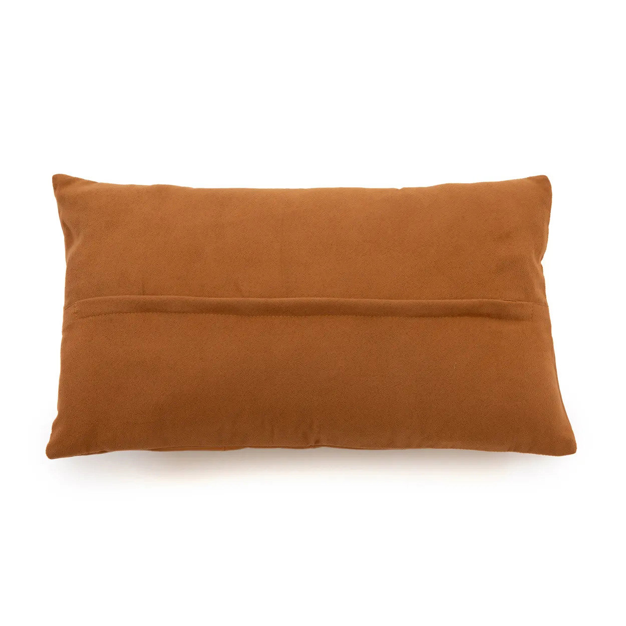 Bazar Bizar | Het Six Panel Leather Kussenhoes - Camel - 30x50 image 3