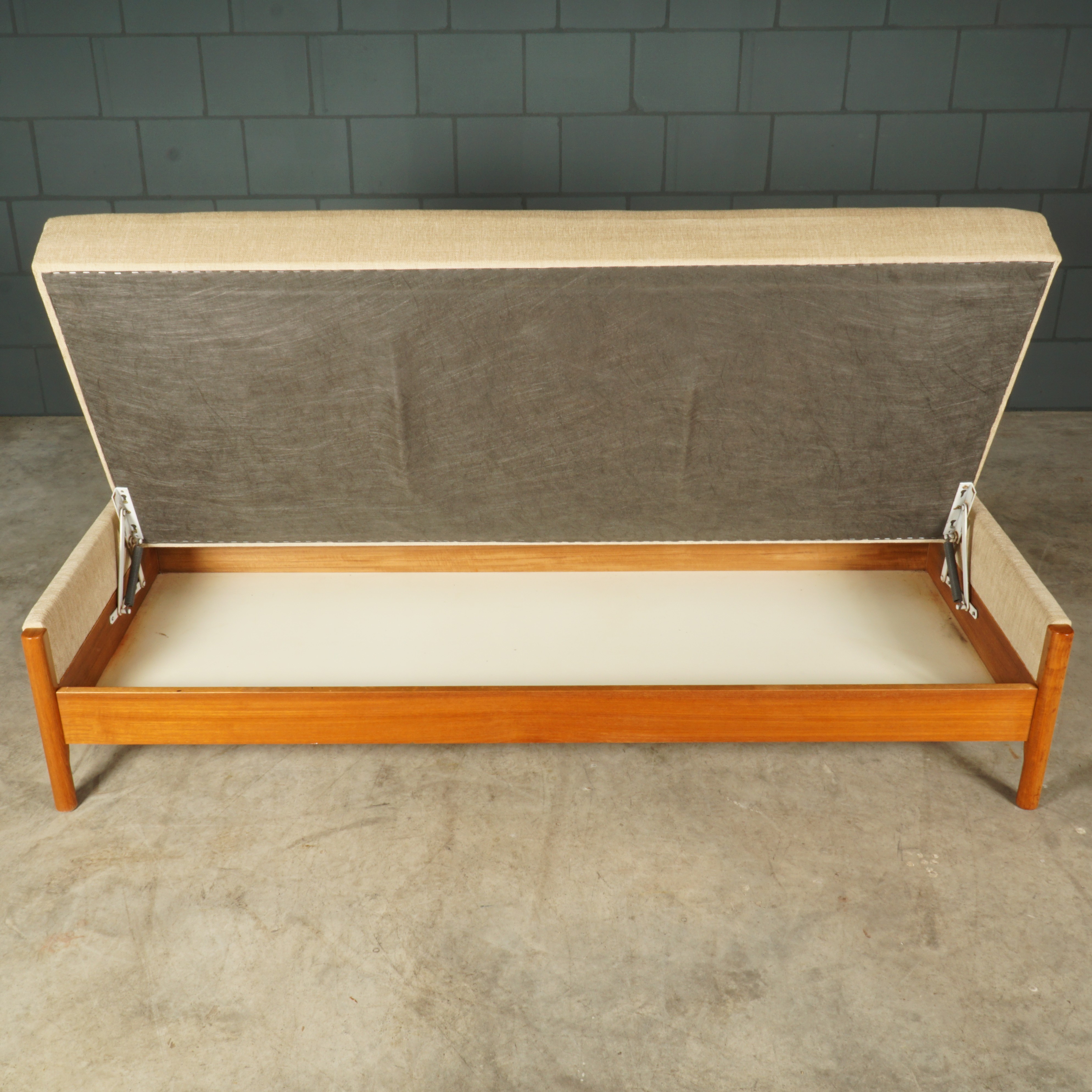 Vintage Deense Klepbank – Den Blaa Fabrik – Jaren 60 image 15