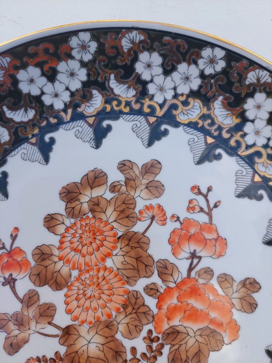 Chinese Bord Vintage 31.5 Cm.uitstekende Staat. image 3