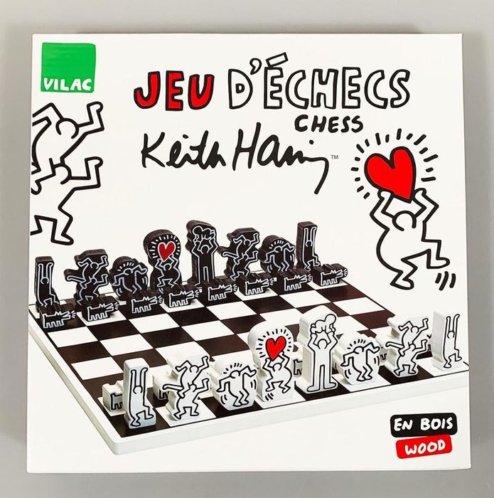 Keith Haring Schaakspel Zwart/wit Nieuw!! image 3