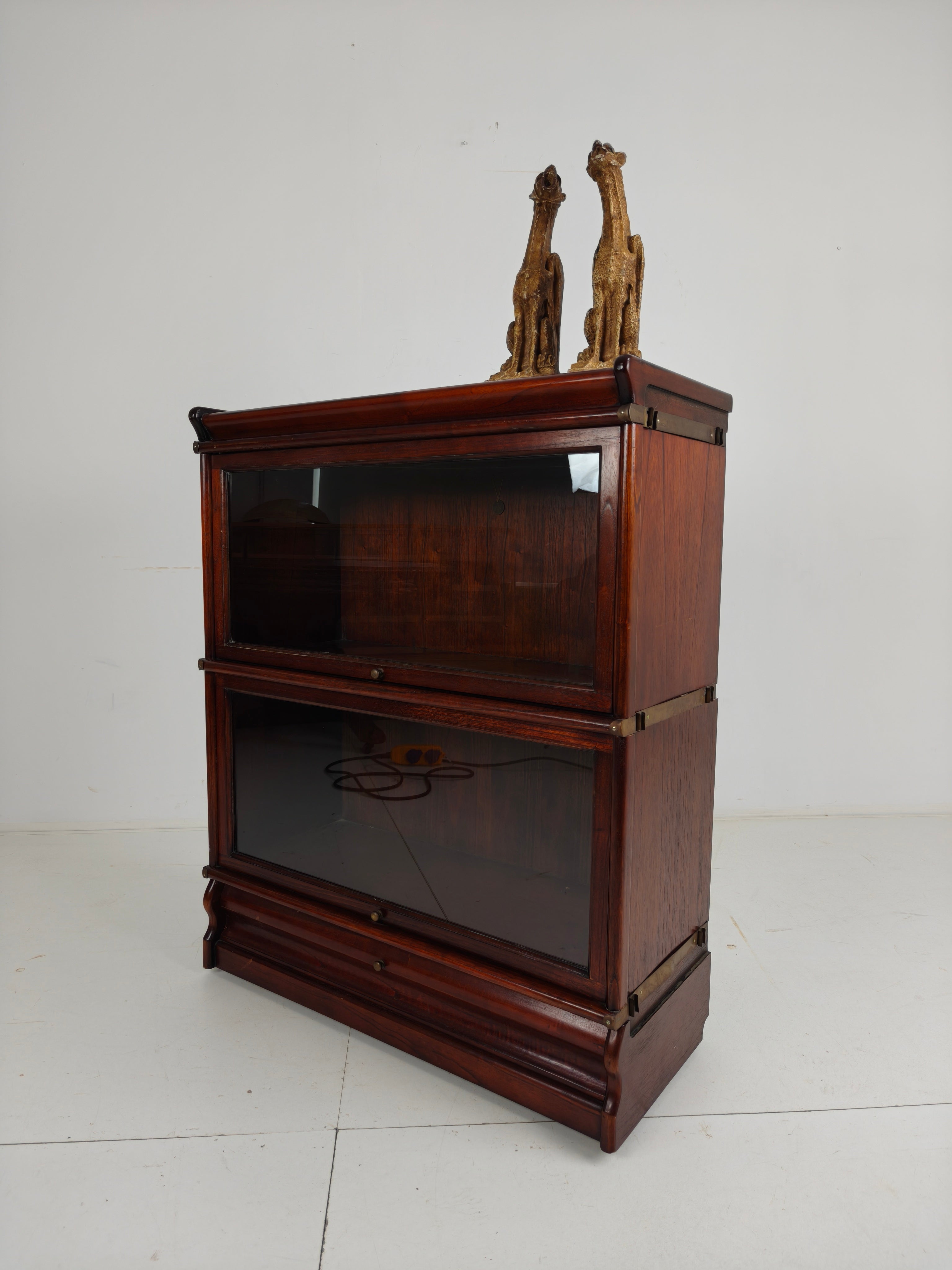 Mahonie Globe-wernicke Modulaire Boekenkast Met Onderladen image 6