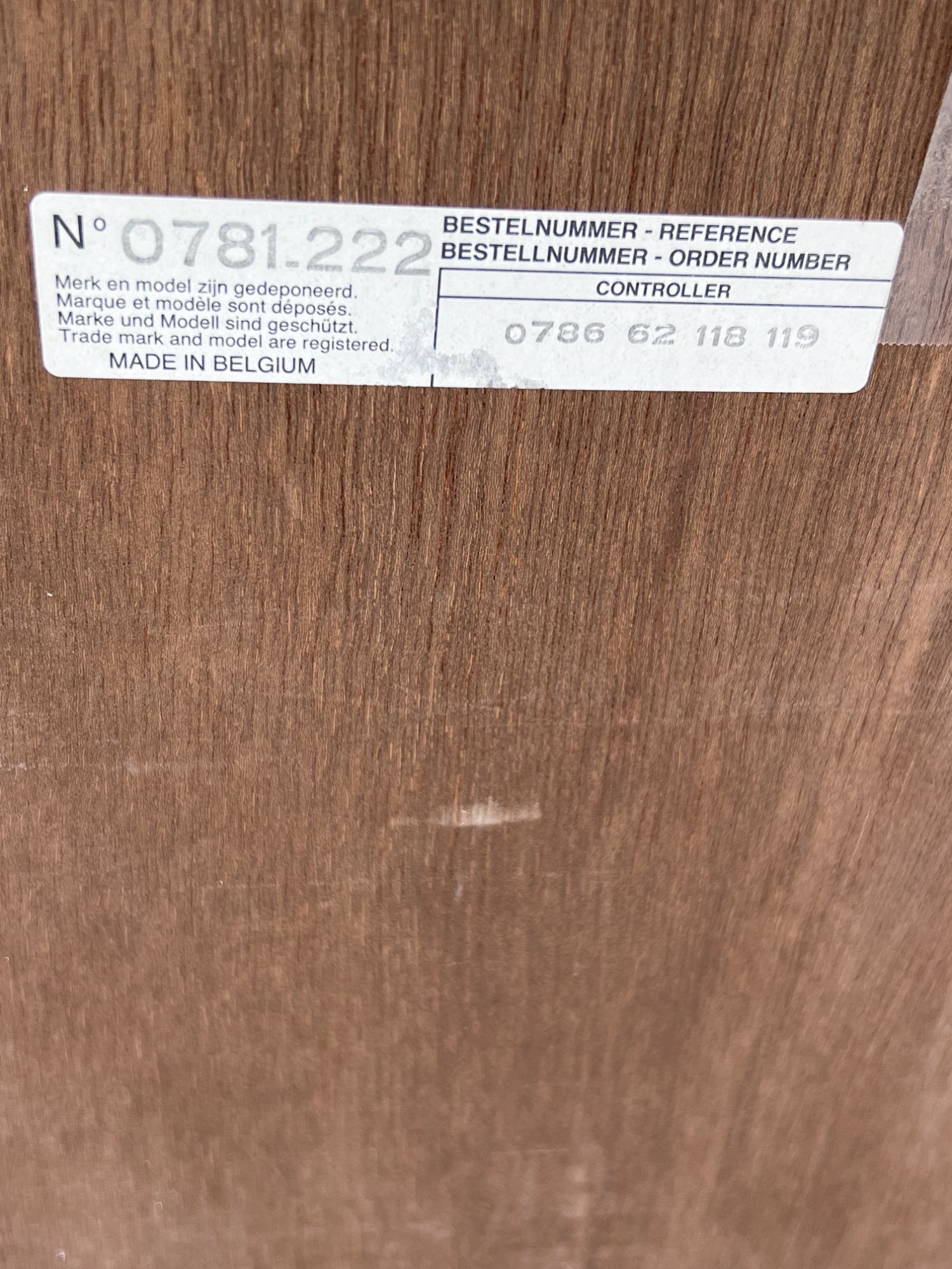 Goudkleurige Deknudt Toogspiegel Met Facet Geslepen Glas, 110 Cm Hoog image 6