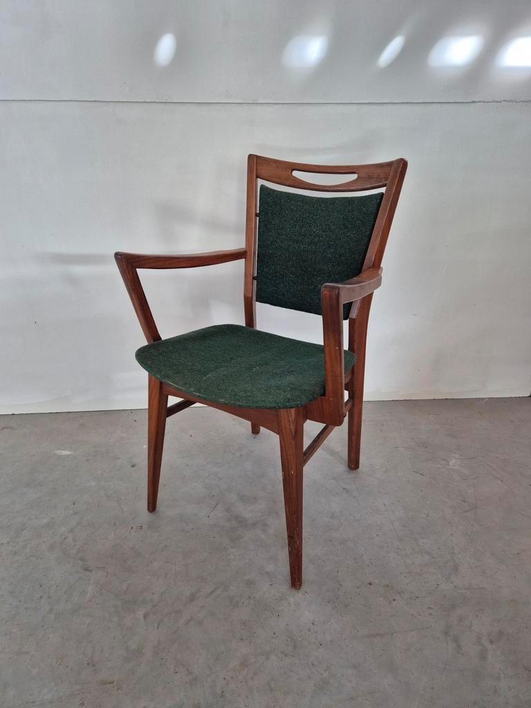 Vintage Deense Teak Stoel Met Armleuningen Design image 3